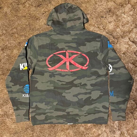 Kim Krueger Logo Zip Up Hoodie Camo Small - Picture 7 of 8